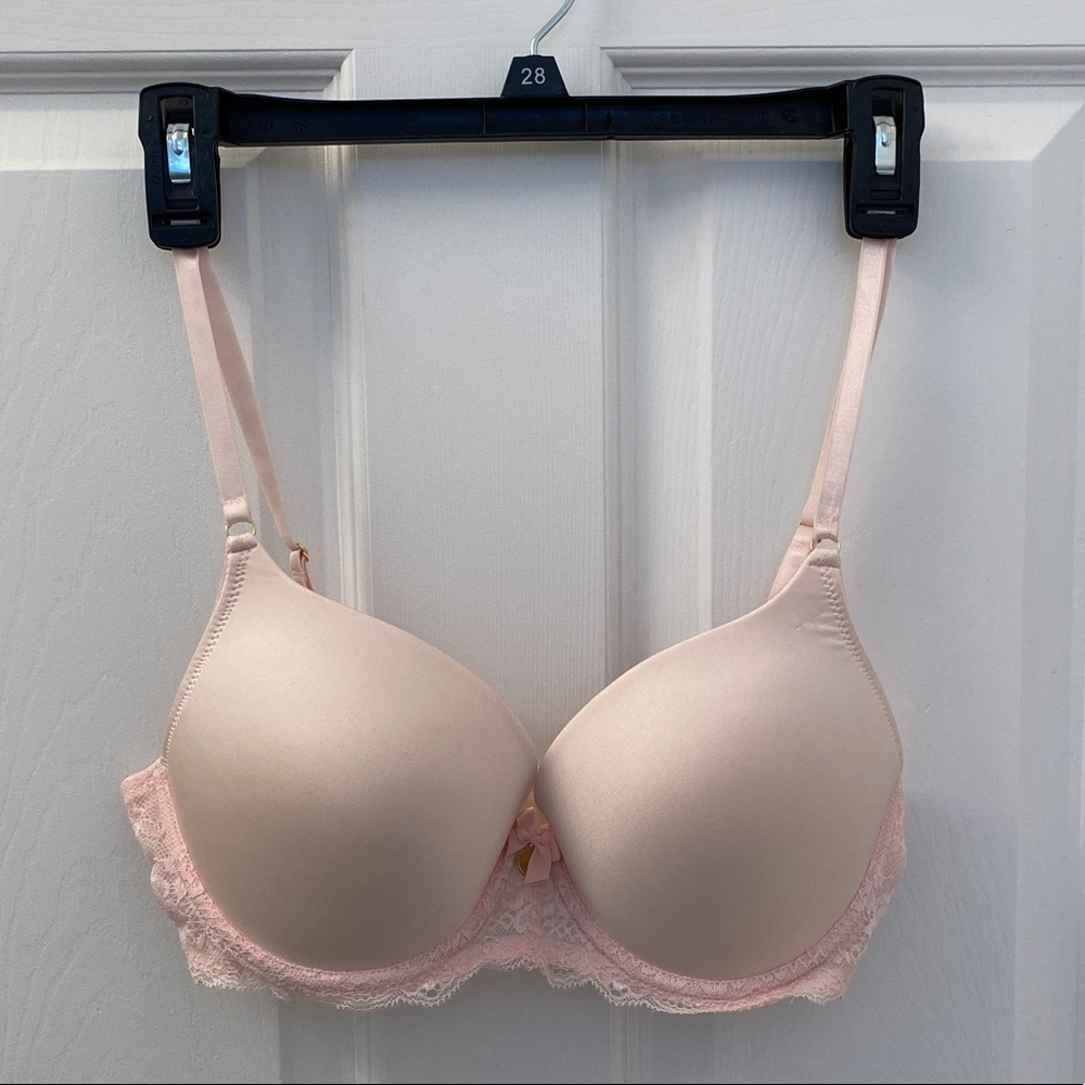 Versace 1969 Baby Pink Lace Bra 38C